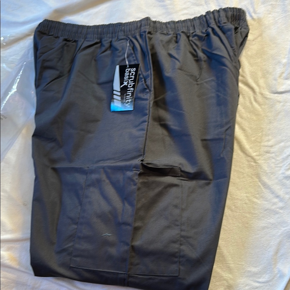 Scrub Finity Basic Gray Scrub Pants - Picture 5 of 5